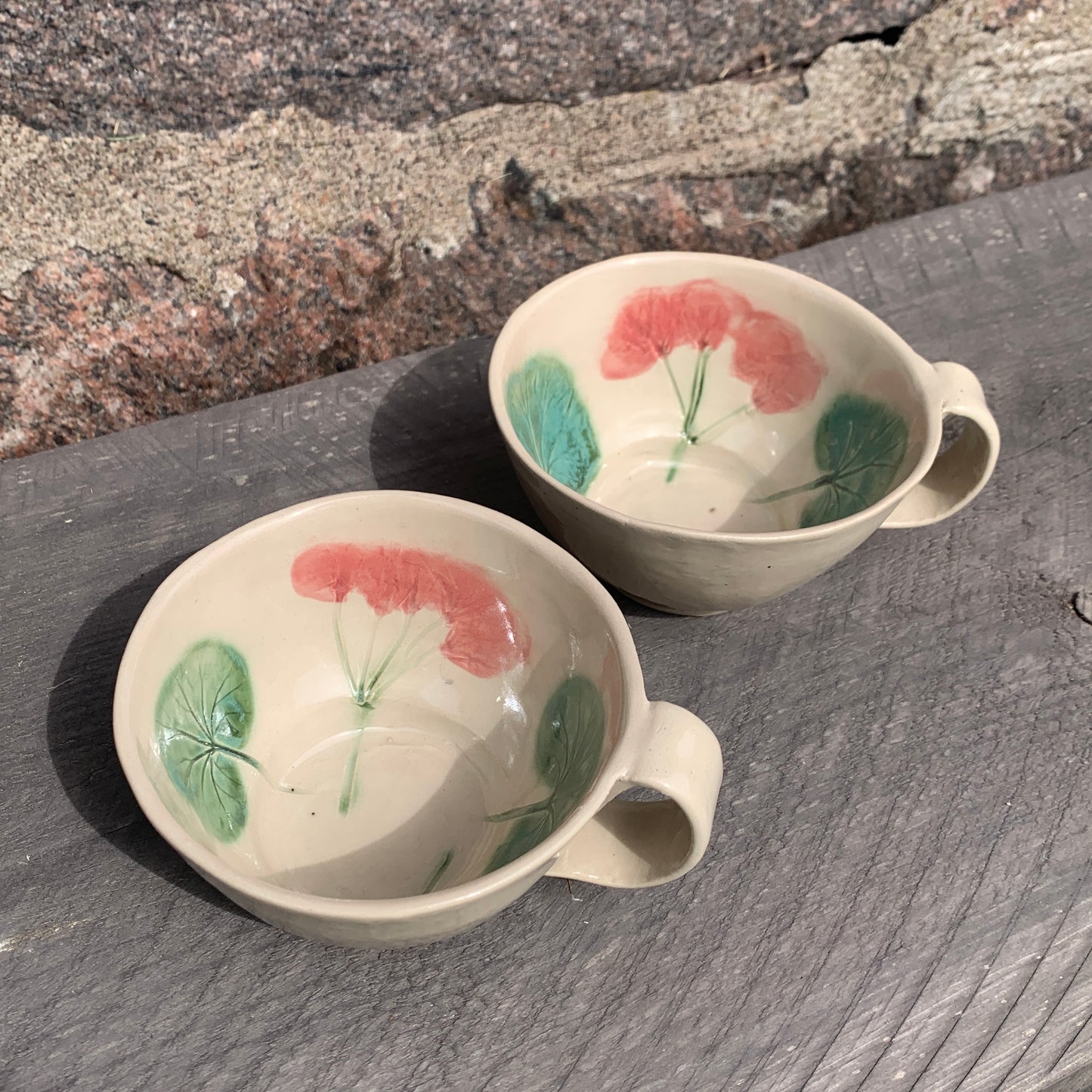 Muki Cappuccino - Pelargonia
