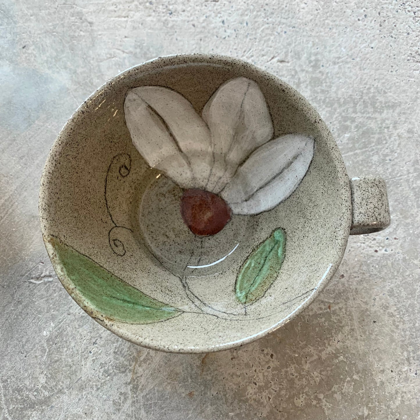 Muki Cappuccino - Kukka