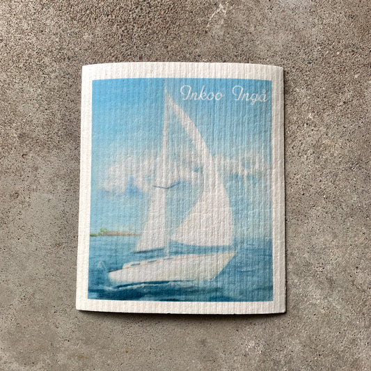 Tiskiliina - Tuulta kohti Inkoo-tekstillä