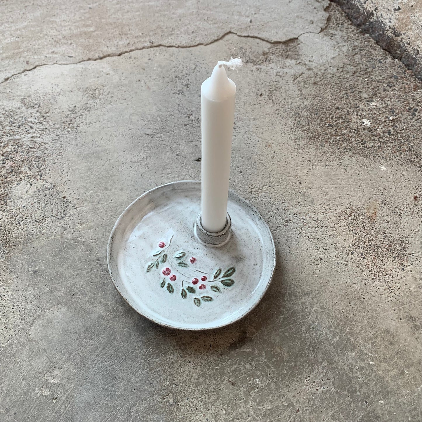 Kynttilälautanen - Puolukka