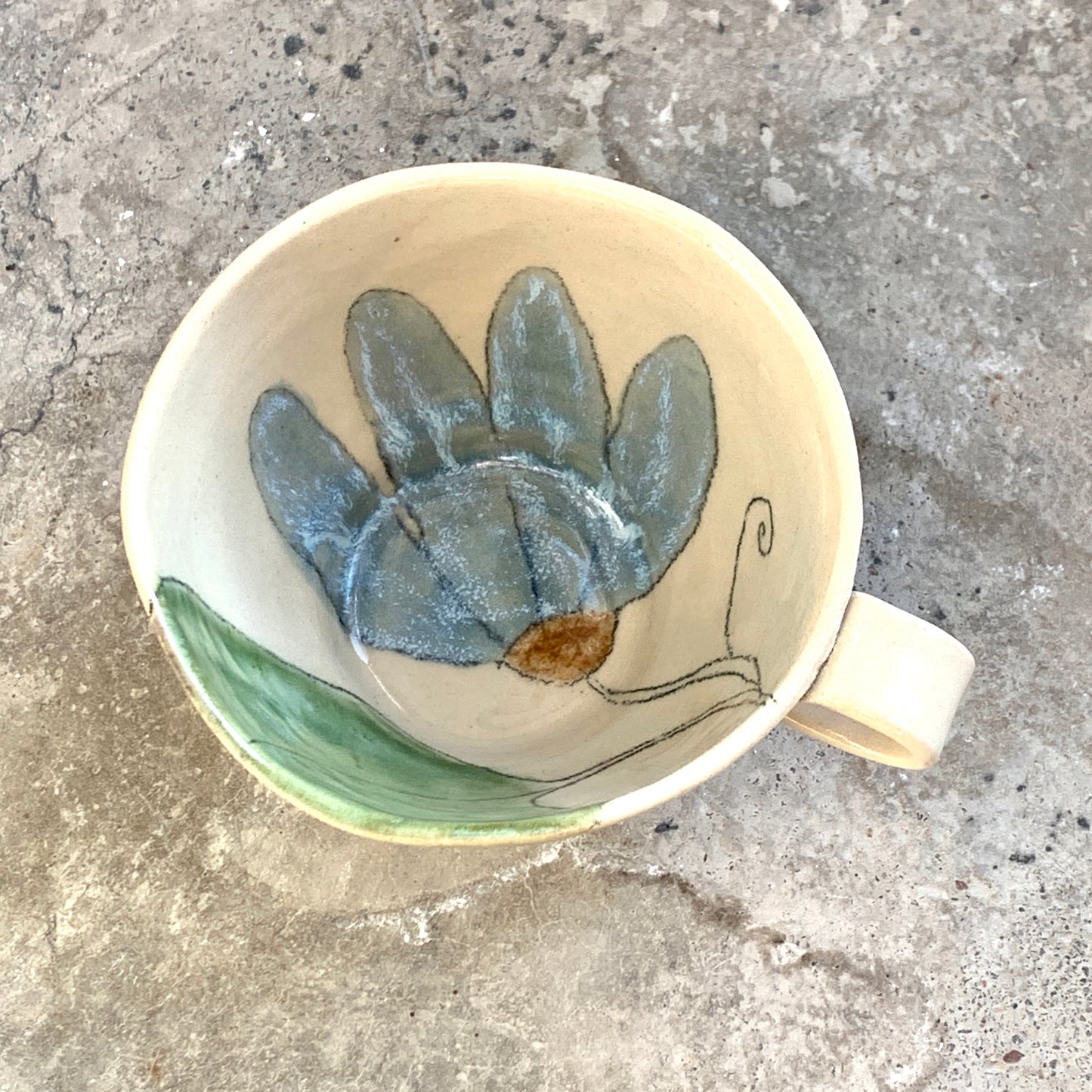 Muki Cappuccino - Kukka