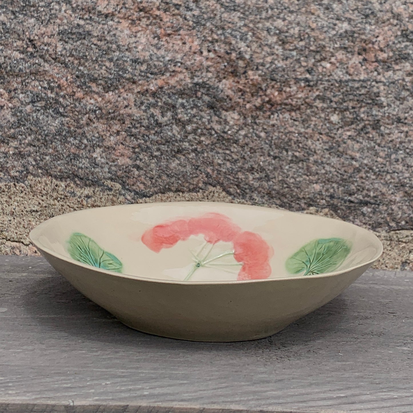 Tarjoilulautanen - Pelargonia