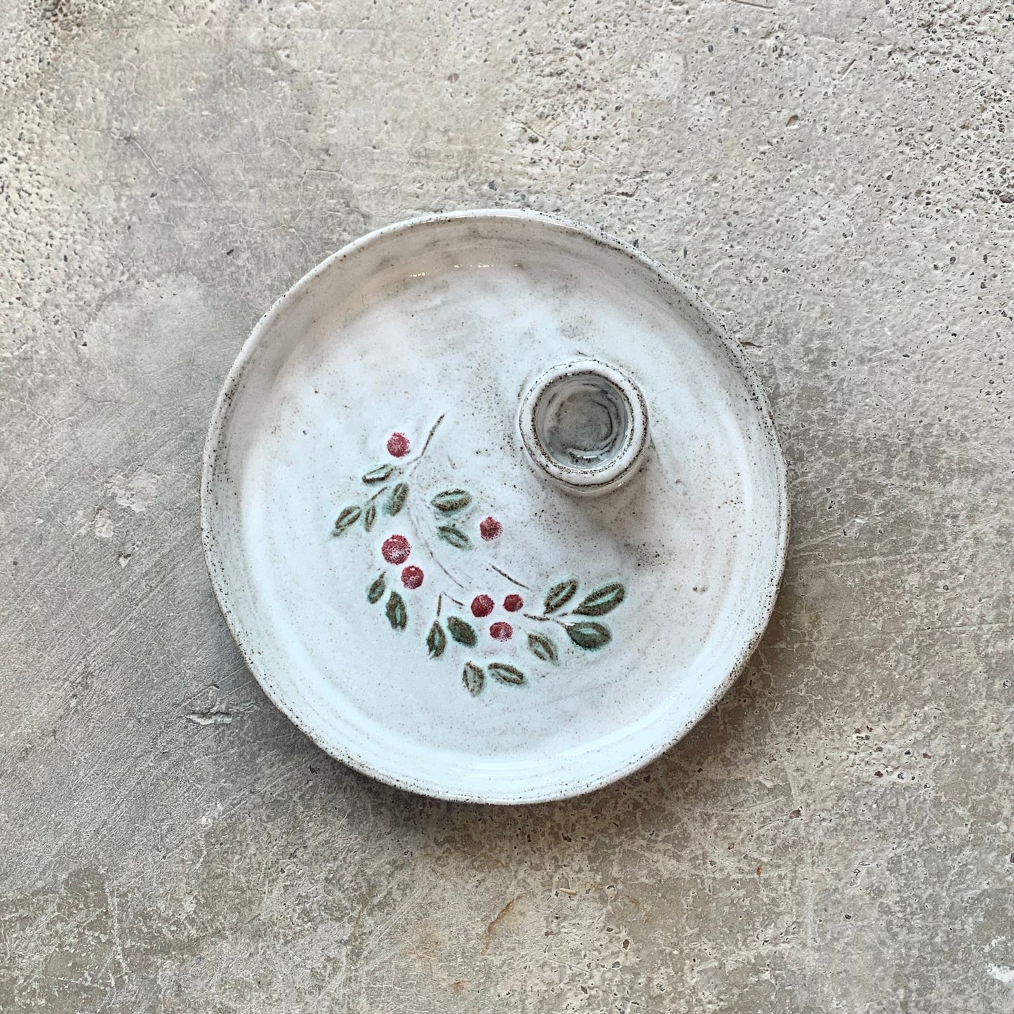 Kynttilälautanen - Puolukka