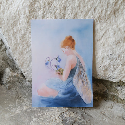 Kortti - Sinivuokkoja A4