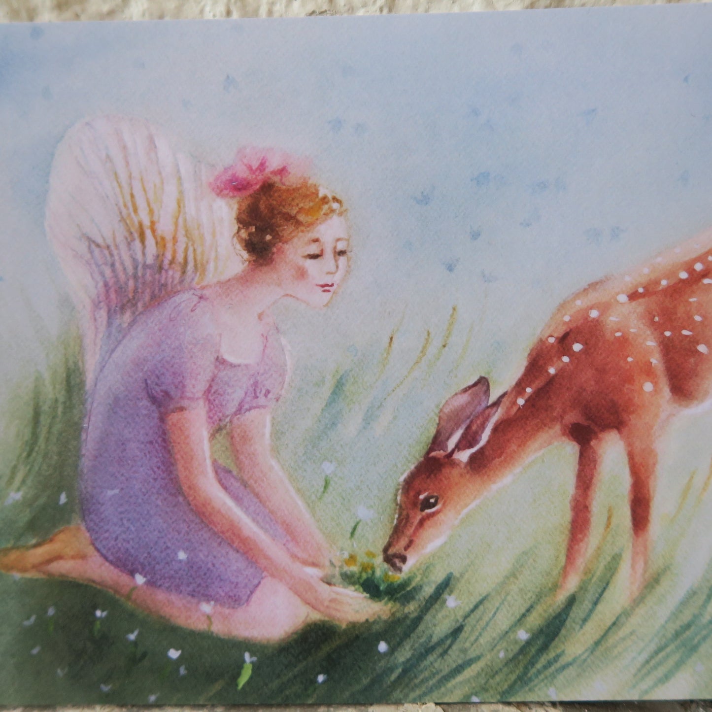 Kortti - Keiju ja kauris A4