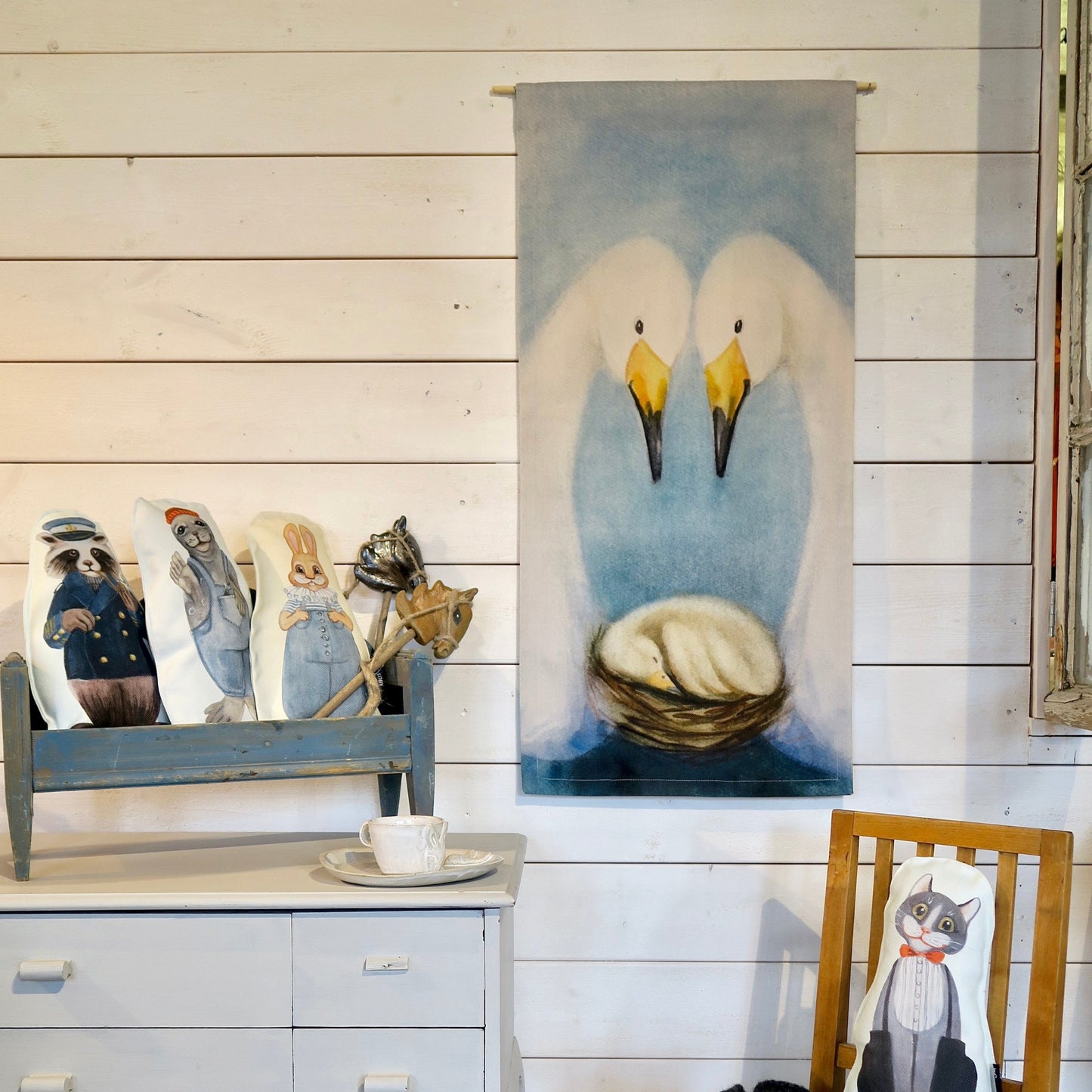 Seinävaate "Suurin lahja on usein pienin paketti"