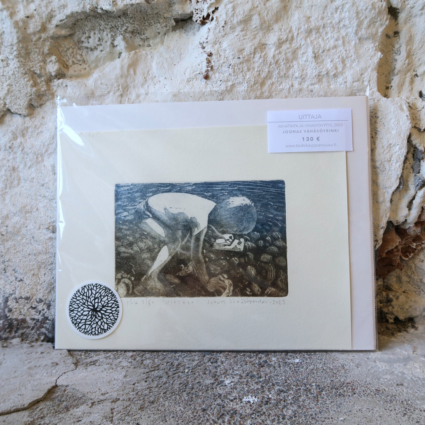 Uittaja 3/50, Joonas Vähäsöyrinki, taidegrafiikan vedos