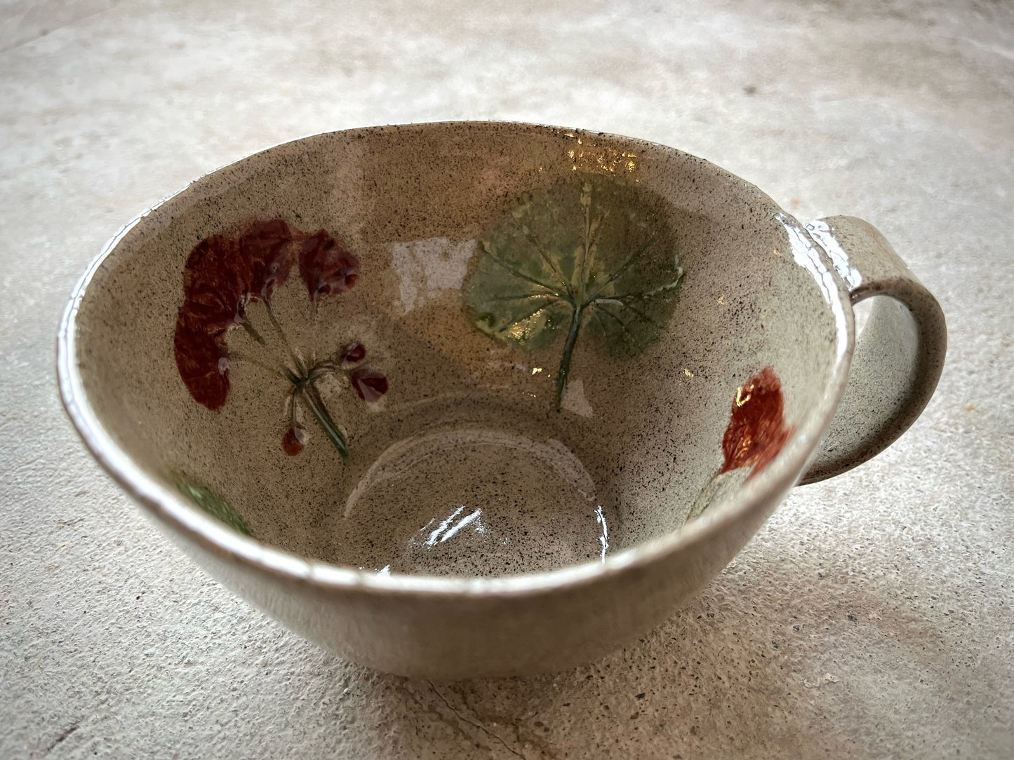 Pelargonia cappucino-kuppi