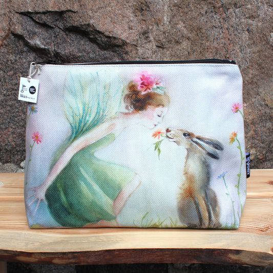 Toilettilaukku - Keiju ja jänis