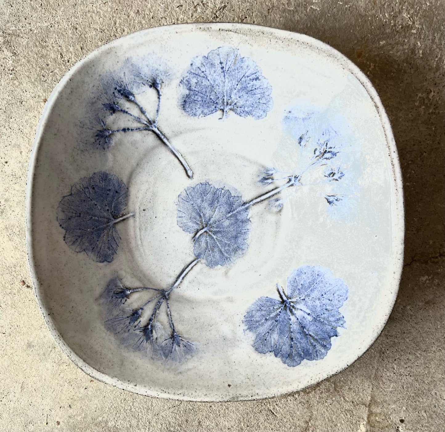 Pelargonia-tarjoilukulho