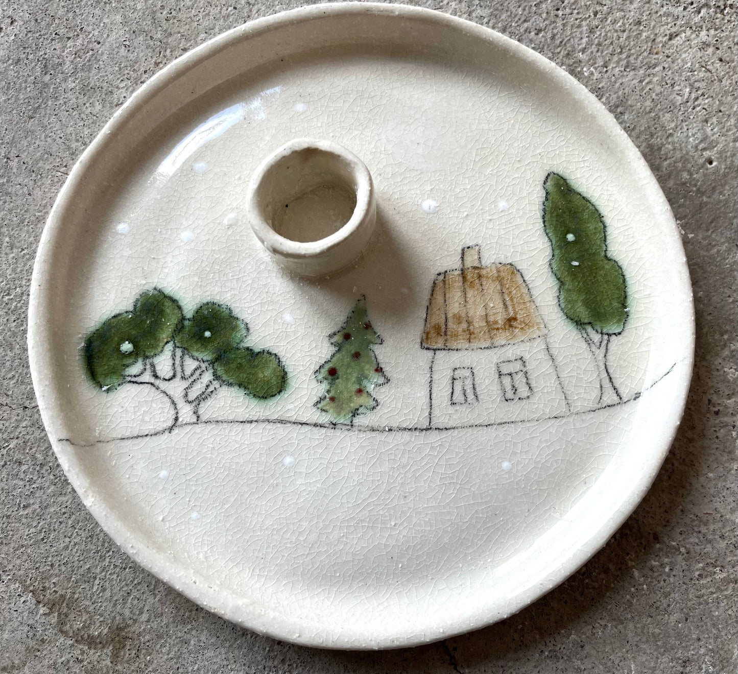 Story- kynttilälautanen